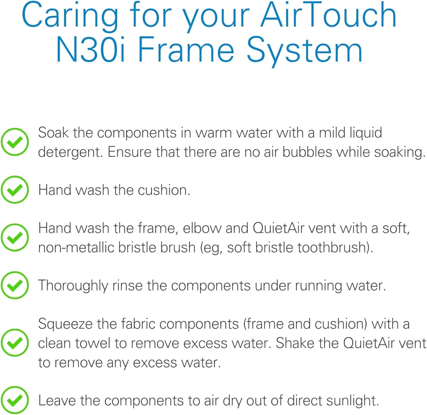 Resmed AirTouch N30i Standard Starter Pack -  Reference: 62300-Bundle