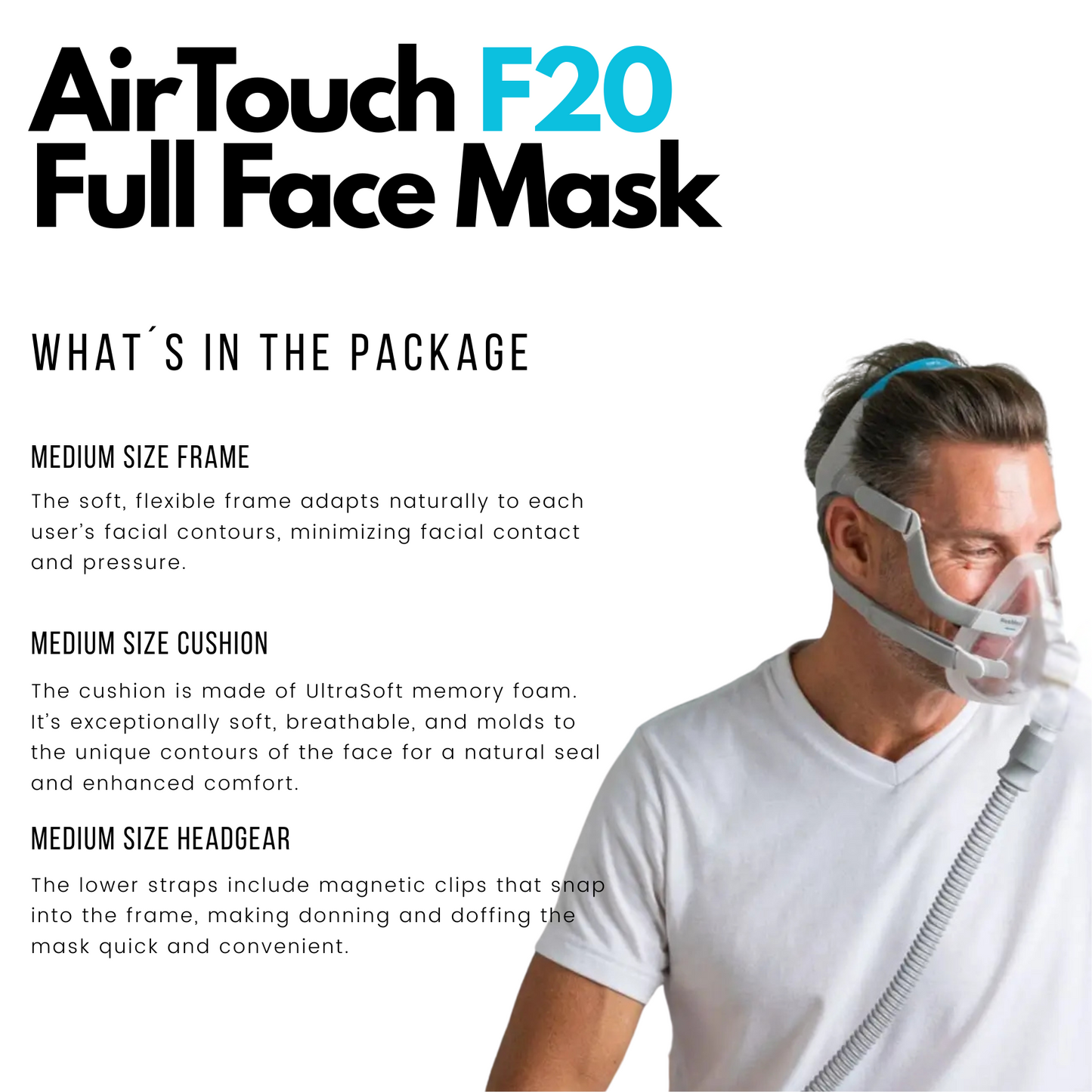 Resmed AirTouch F20 Full face Mask