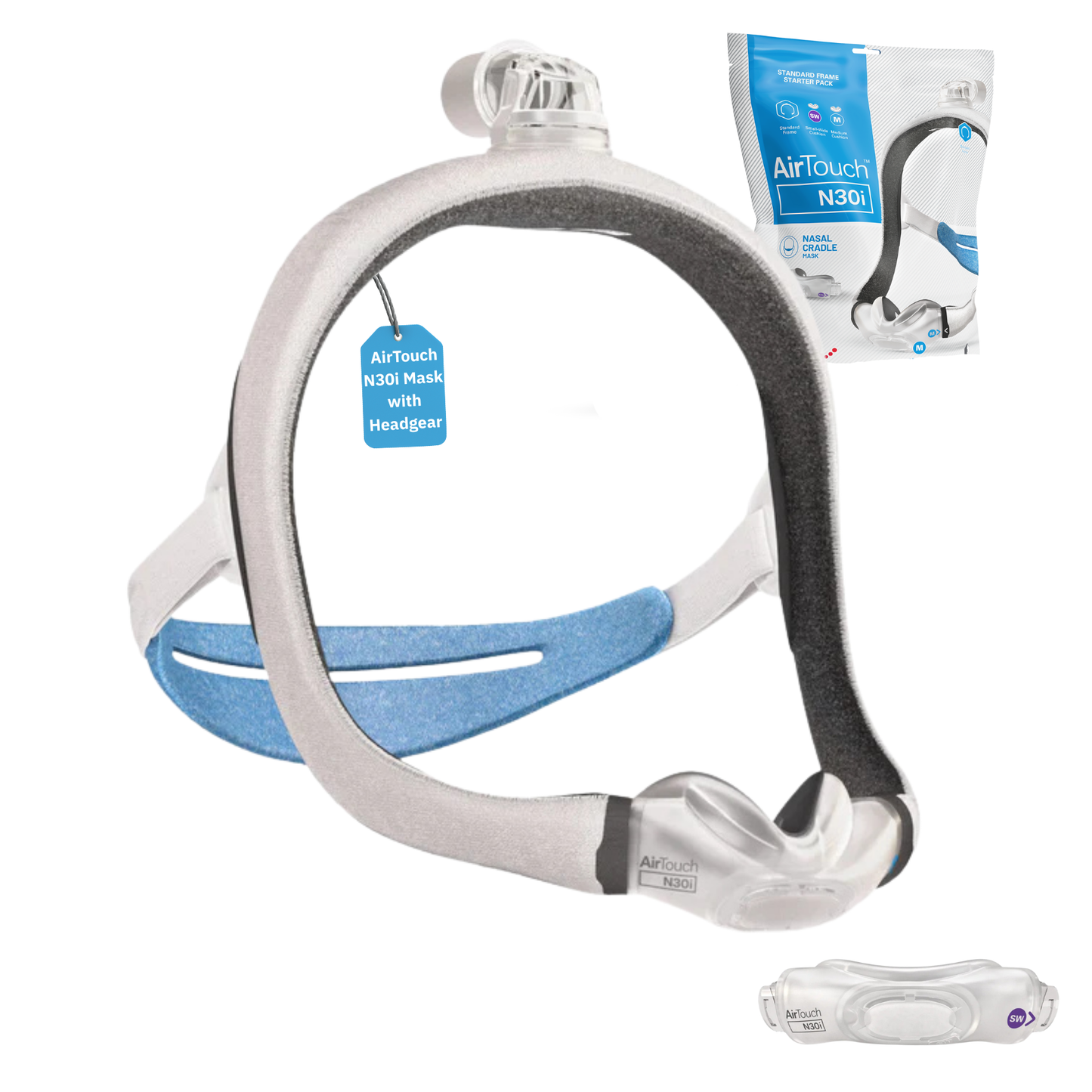 Resmed AirTouch N30i Standard Starter Pack -  Reference: 62300-Bundle