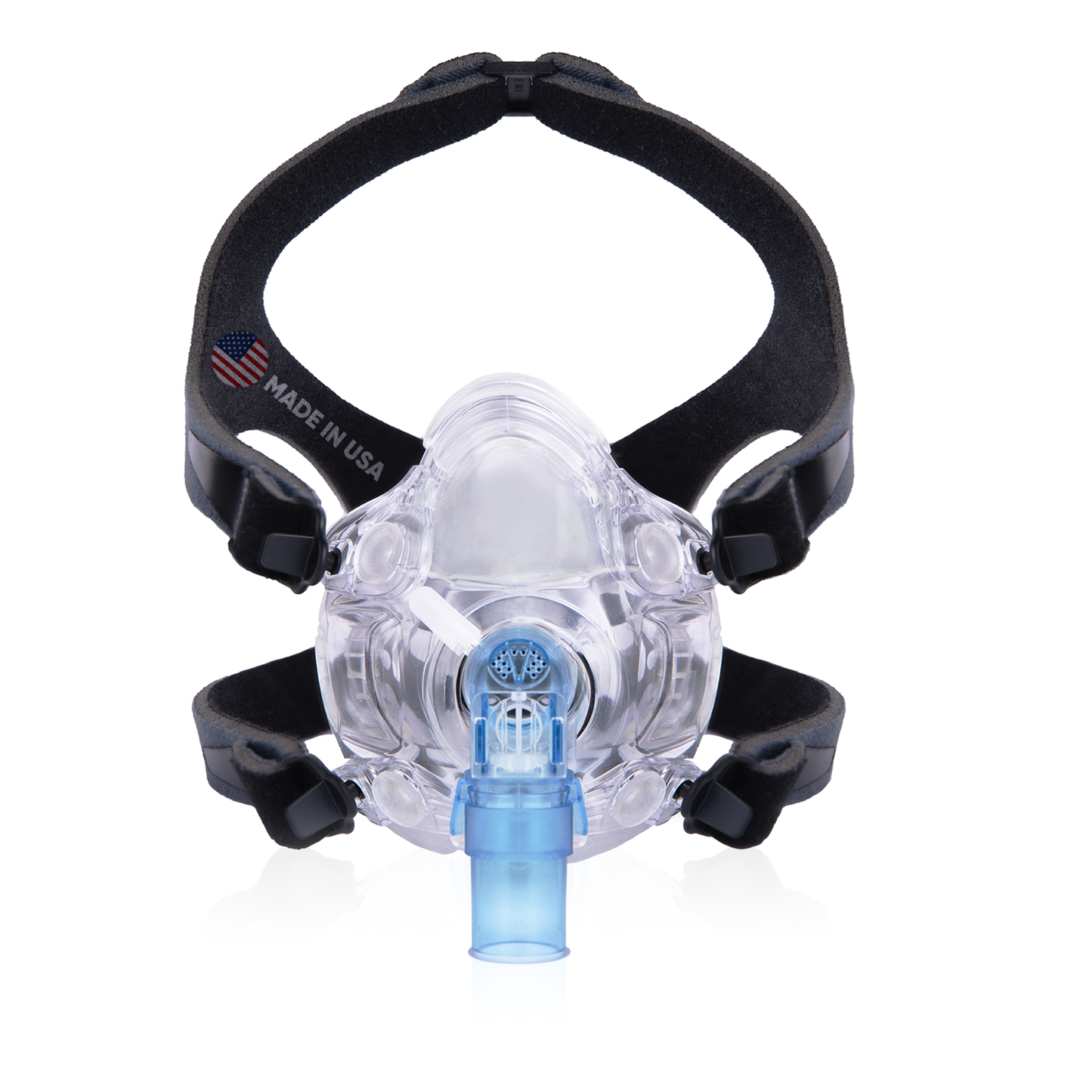 Hans Rudolph v2 Full Face Mask - Includes Elbows, Frame, Cushion, Chin Support and Headgear