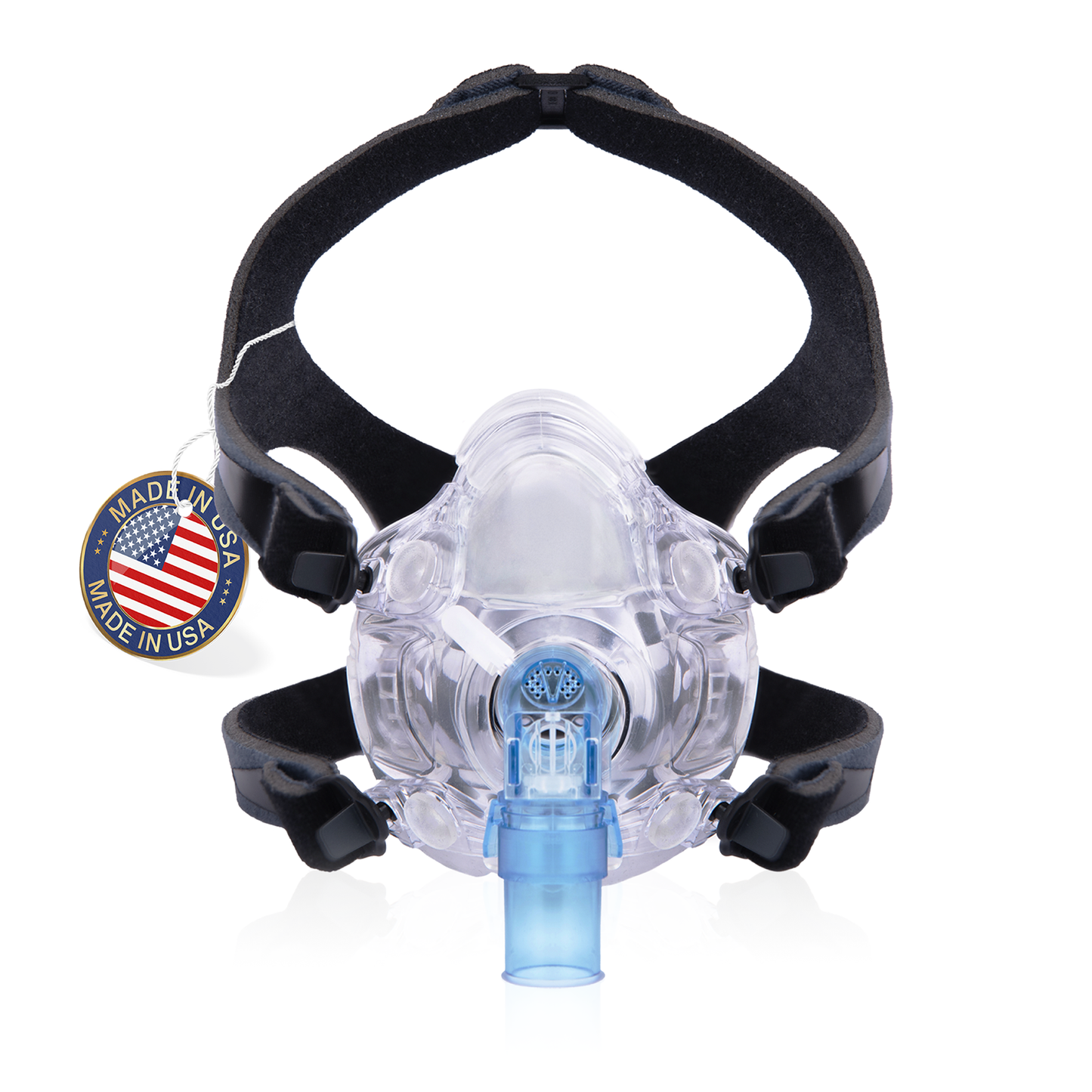 Hans Rudolph v2 Full Face Mask - Includes Elbows, Frame, Cushion, Chin Support and Headgear