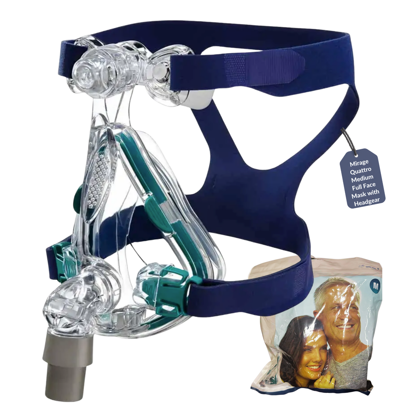 Resmed Mirage Quattro Full Face Mask with Headgear